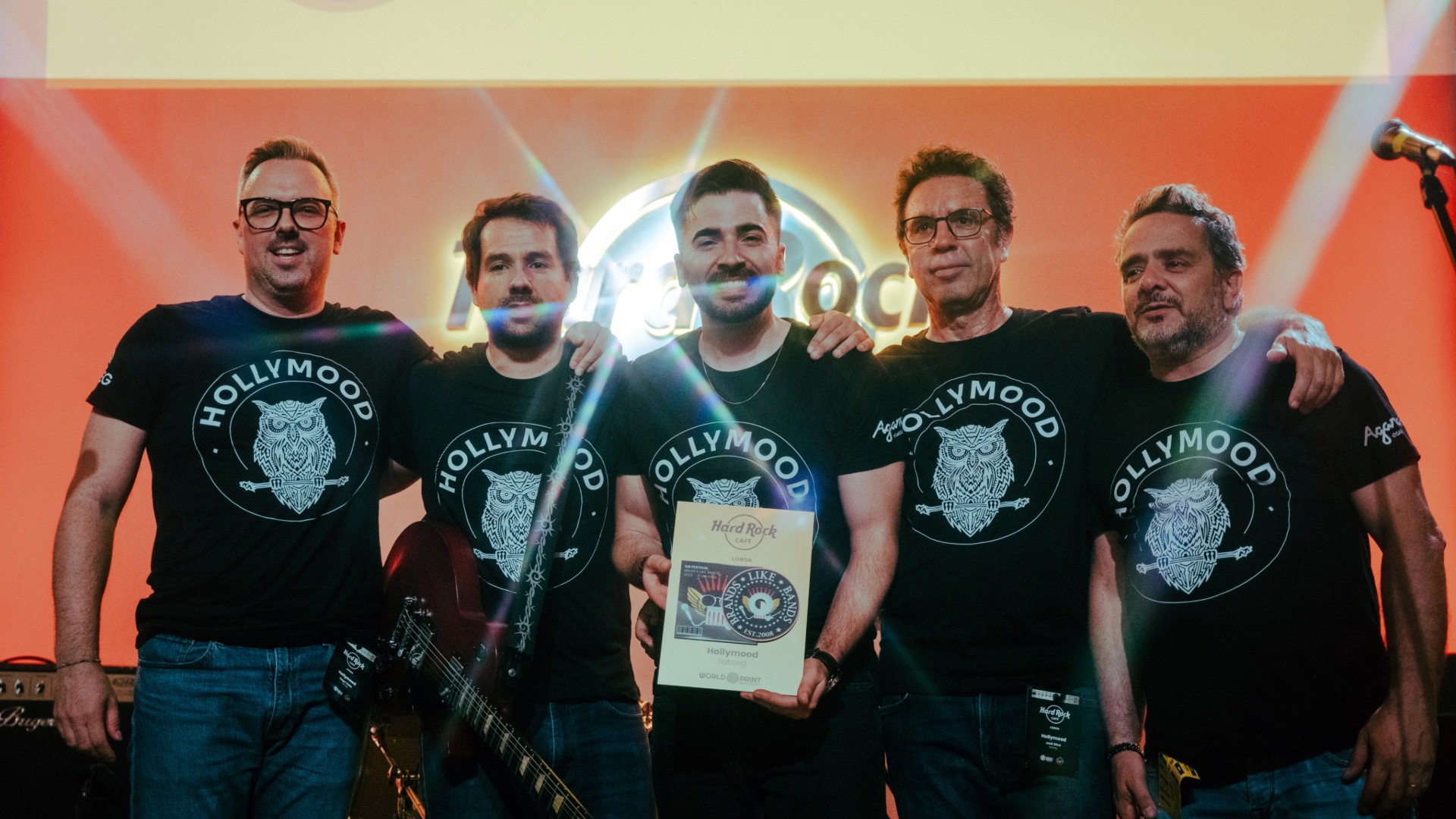 Hollymood levam o espírito SABSEG ao Hard Rock Café